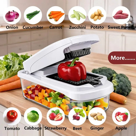 Multifunctional Vegetable Cutter - Green