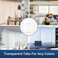 SlotSentry – Clear Vertical Blind Repair Tabs