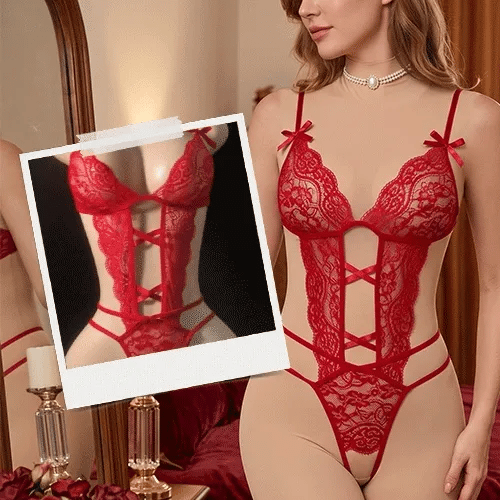 LaceVienne – Wireless Hollow-Lace Lingerie