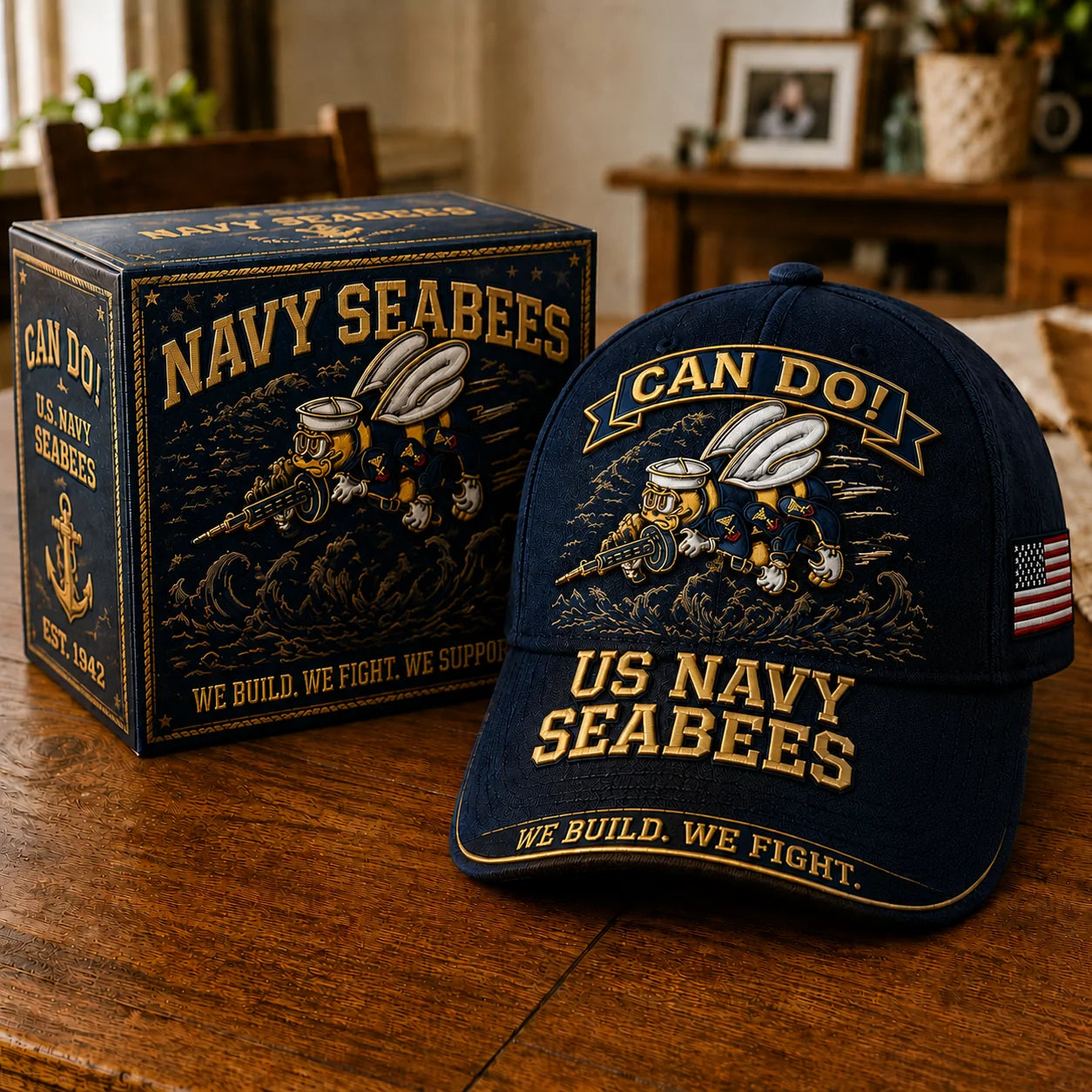 HonorBuilt – U.S. Navy Seabees Heritage Cap