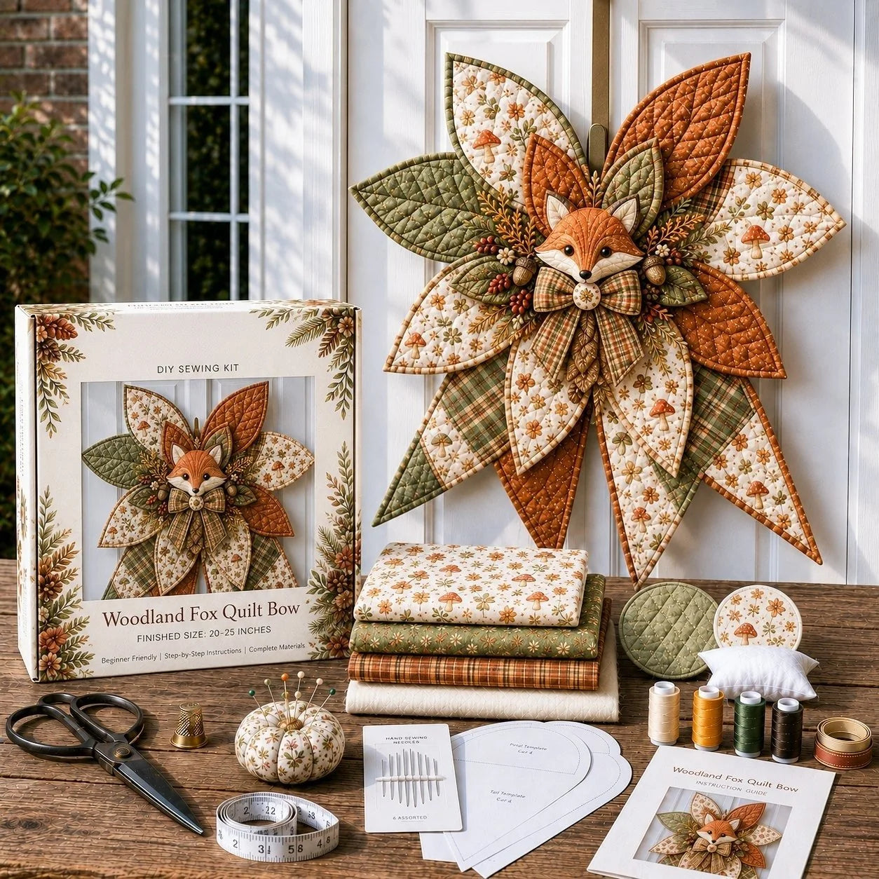 StitchCharm – Oversized 3D Quilted Bow Craft Kit