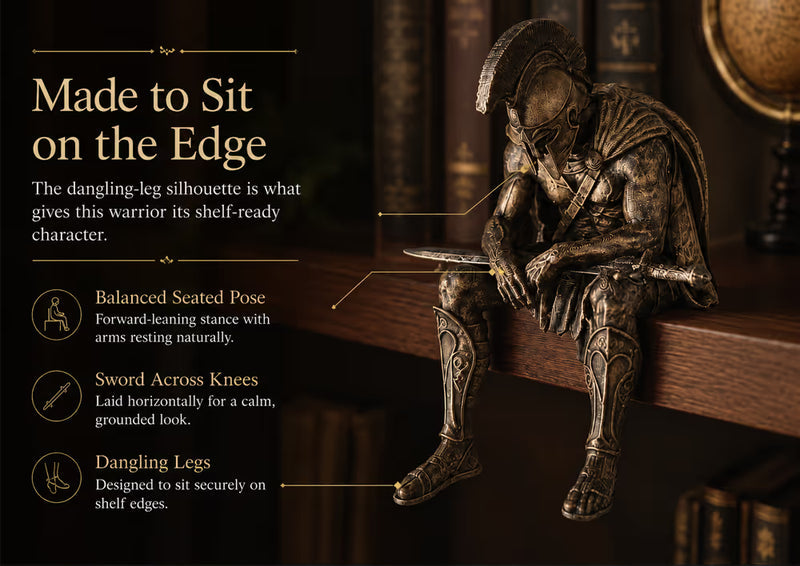 AthenorGuard – Ancient Greek Warrior Shelf Sitter