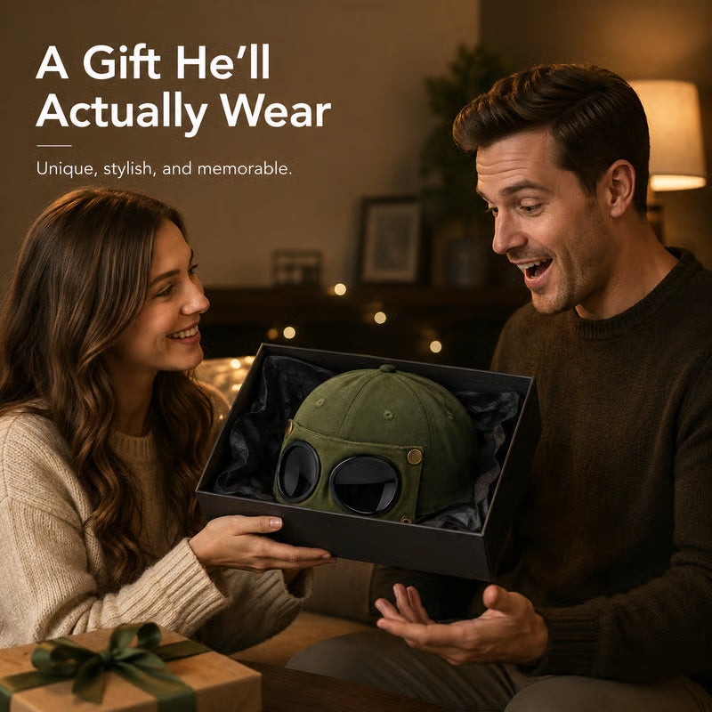 AeroVanta – Detachable Goggle Pilot Baseball Cap