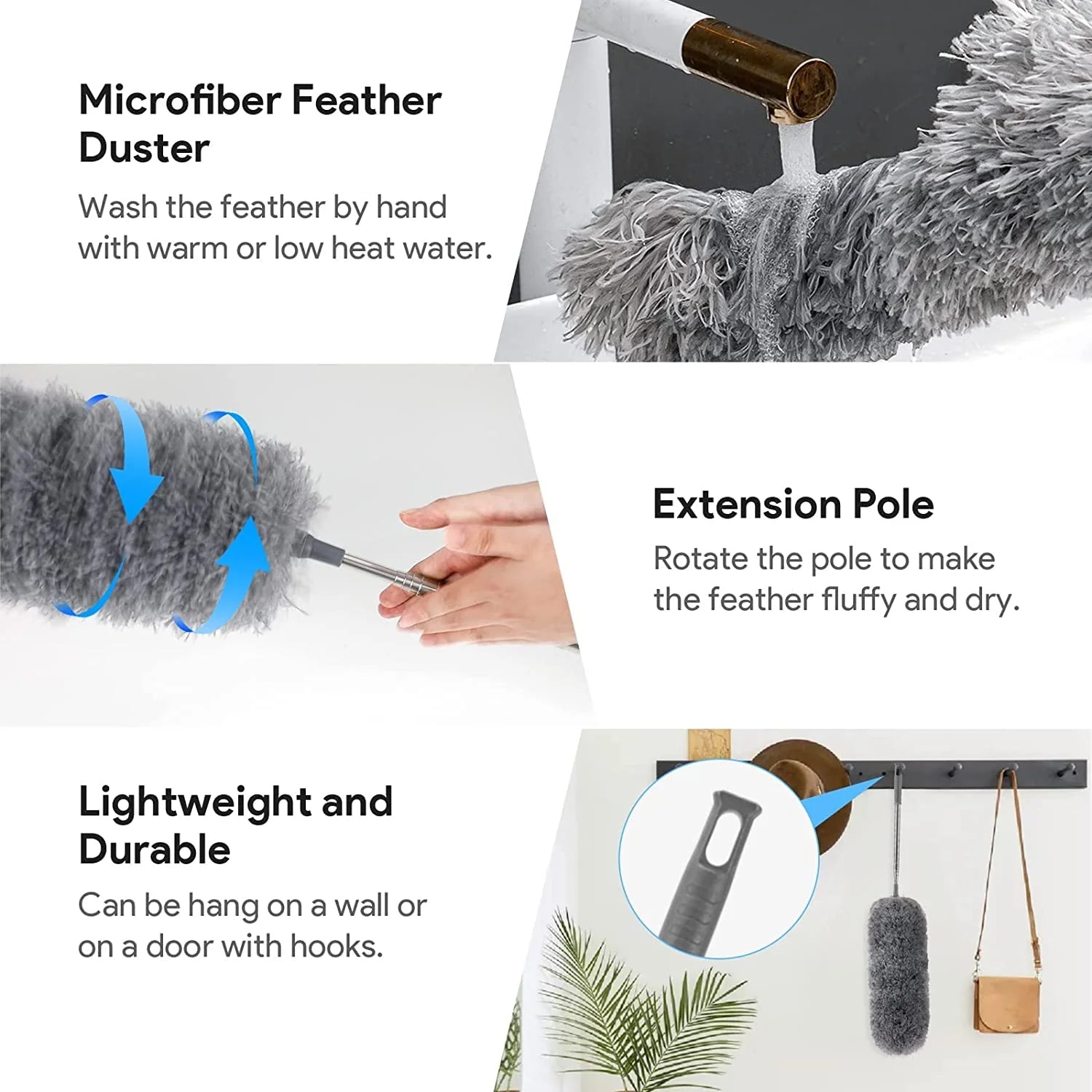 DustEase – Retractable Microfiber Duster