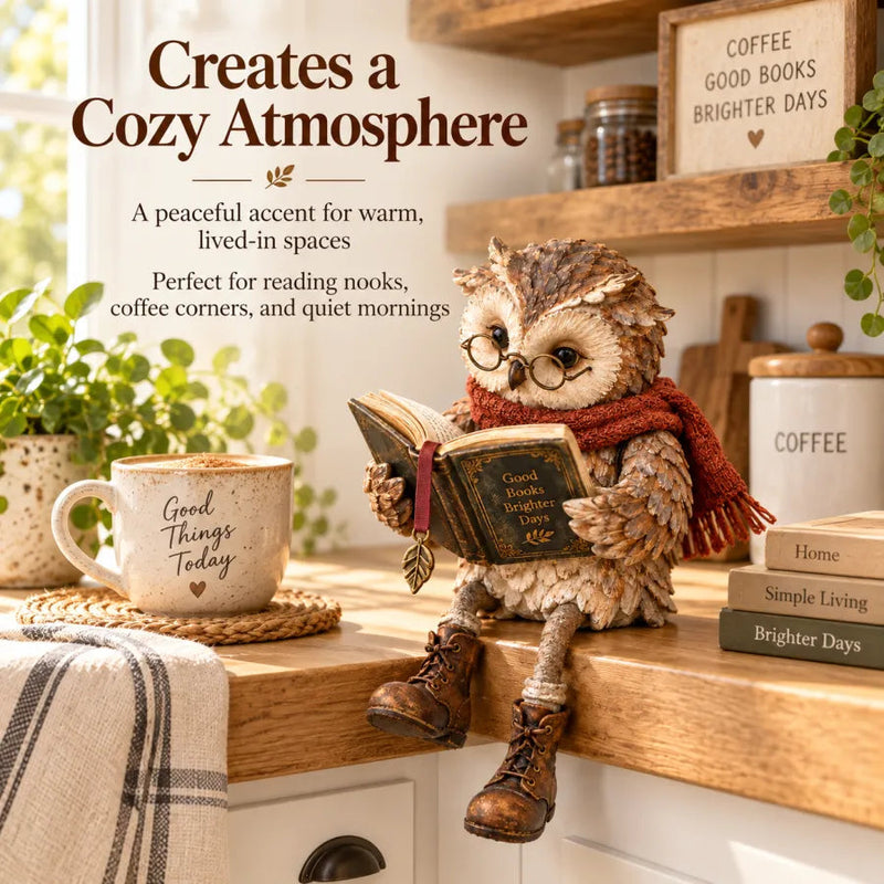 StoryHaven – Reading Owl Figurine