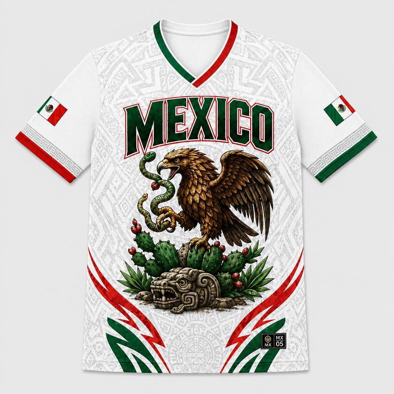 EagleSpirit – Premium Mexican Cultural Football Supporter Jersey