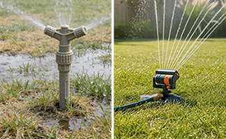 Sprinkler in action