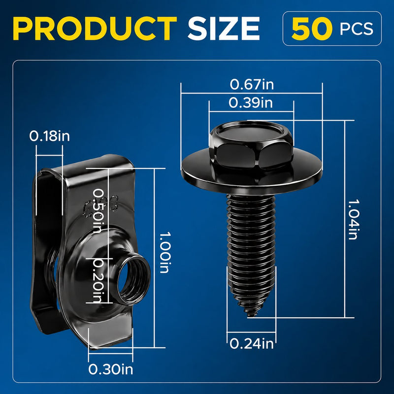 BoltCore – Professional Fender & Splash Shield Fastener Set