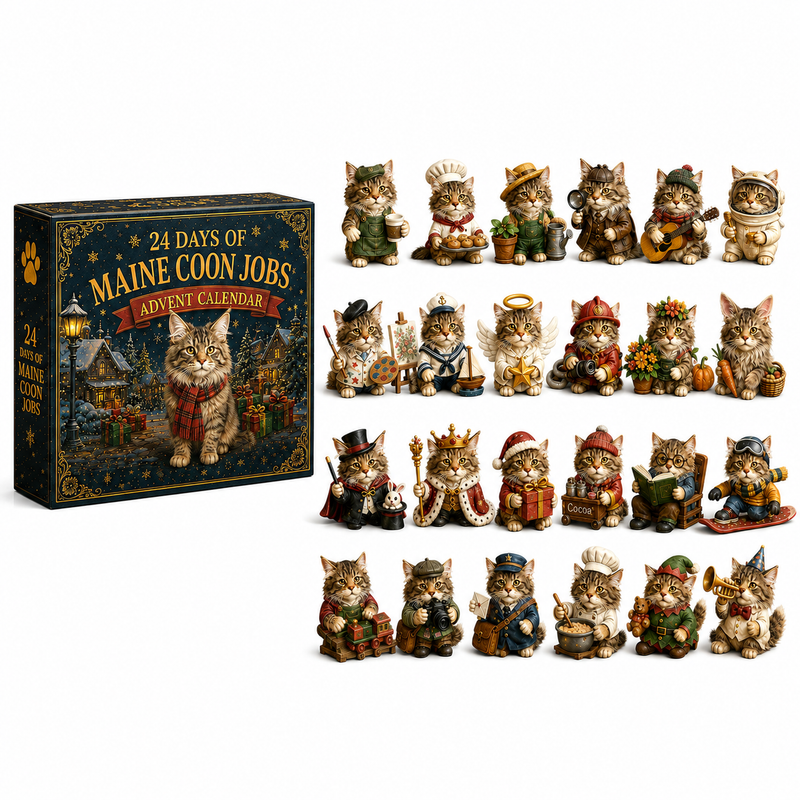 PurrCrest – 24-Day Maine Coon Jobs Advent Calendar 2026