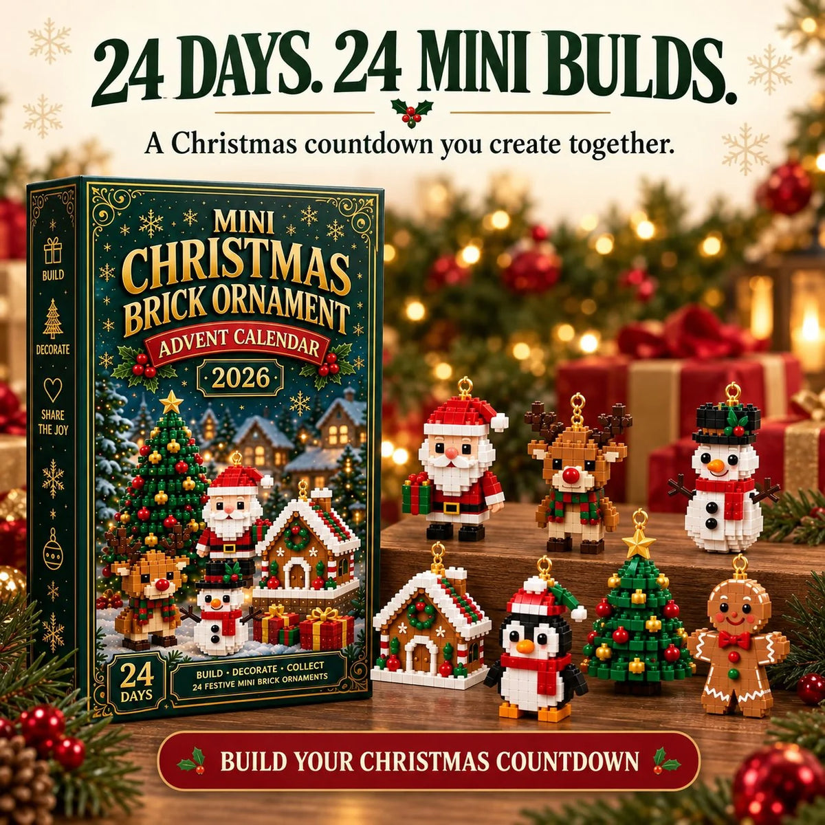 BrickMagic – 24-Day Christmas Mini Build Calendar