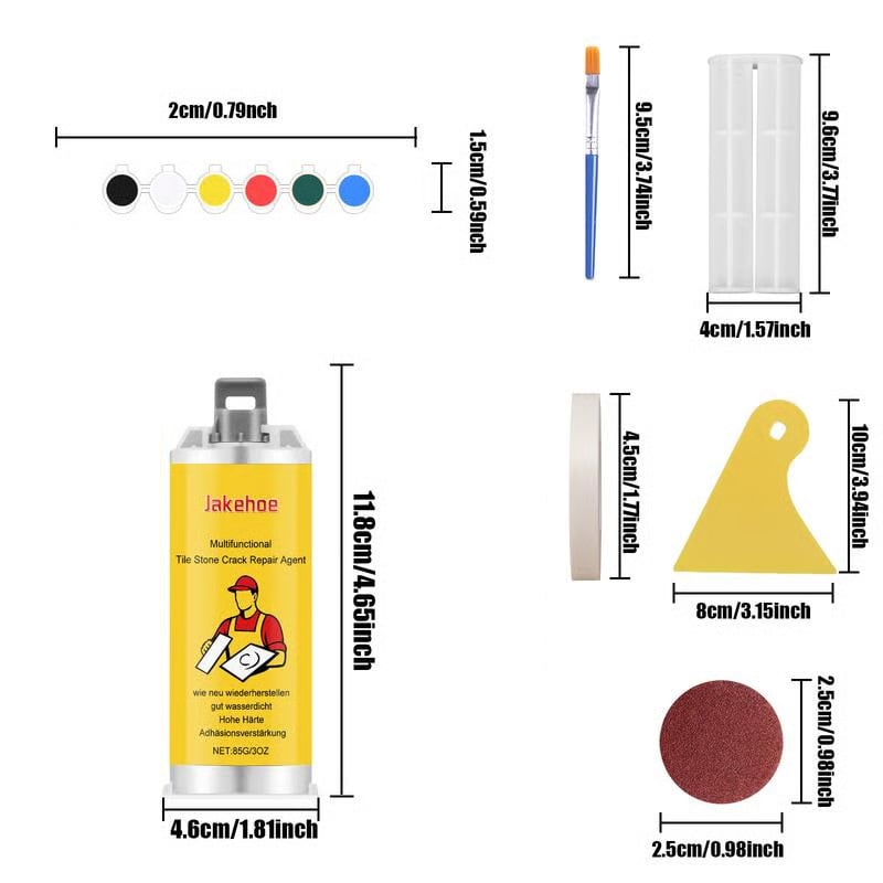 🔥LAST DAY 50% OFF - 🔧Quick-Drying Tile Repair Glue - Complete Tool Kit for DIY – Fix Cracks Permanently in Minutes!✨