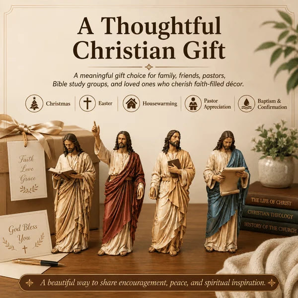 GraceKeep – Inspirational Jesus Figurine Display Set