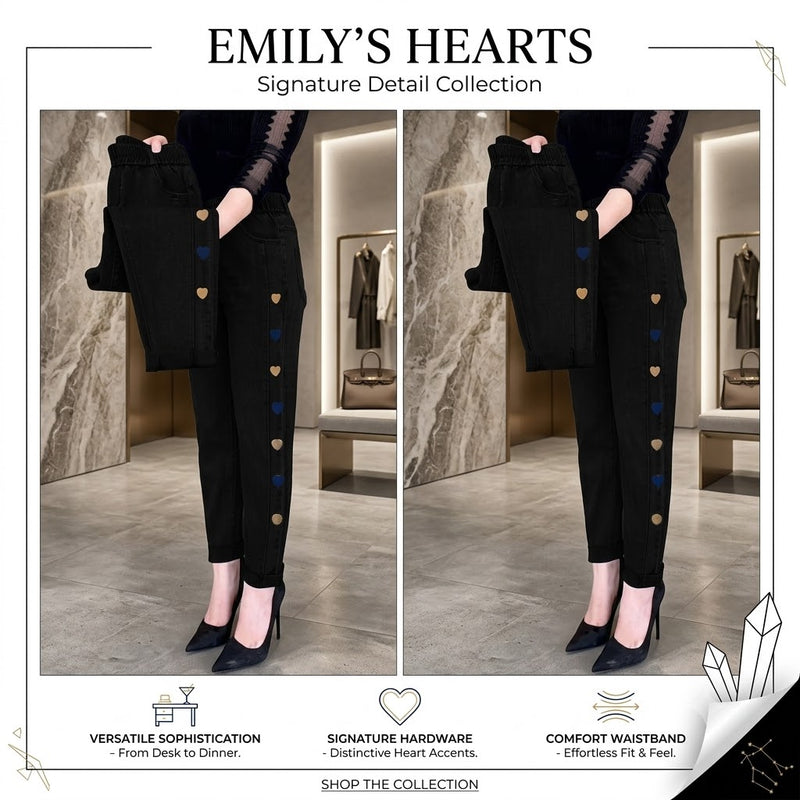 DenimLuxe – Heart Stitch Everyday Denim Jeans