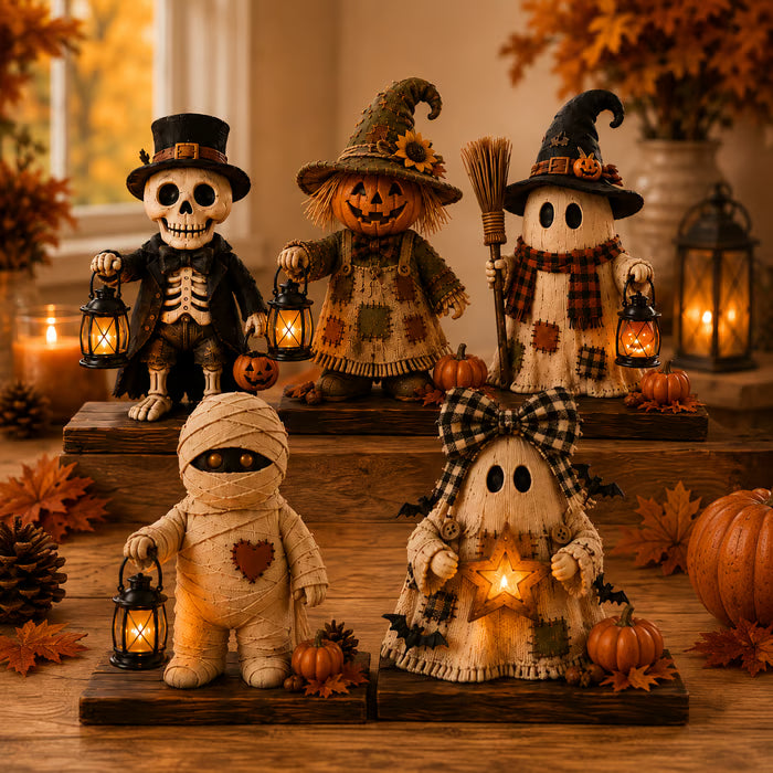 BooCraft – Rustic Halloween Shelf Sitter Set