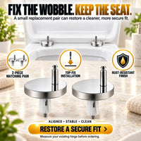 BoltOra – Top-Fix Toilet Seat Hinge Replacement Kit