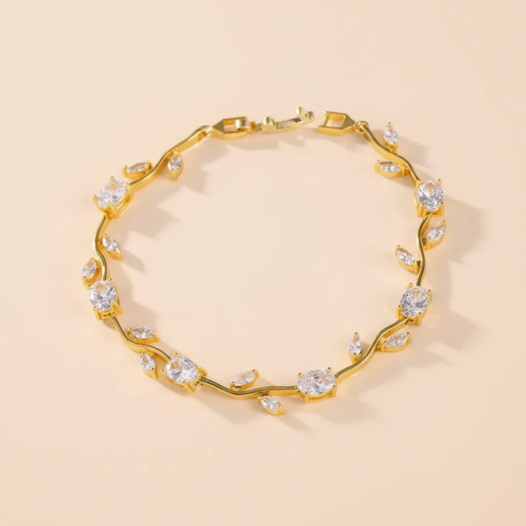 BloomVine – Delicate Rose Bracelet