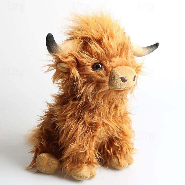 FluffMoo – Highland Cow Plush Toy