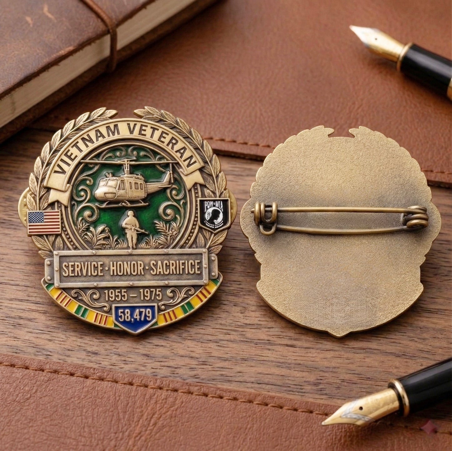 🦅 Last Day Promo: 60% OFF 🎖️Vietnam Veteran Honor Commemorative Pin