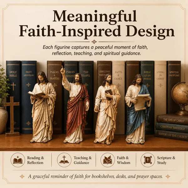 GraceKeep – Inspirational Jesus Figurine Display Set