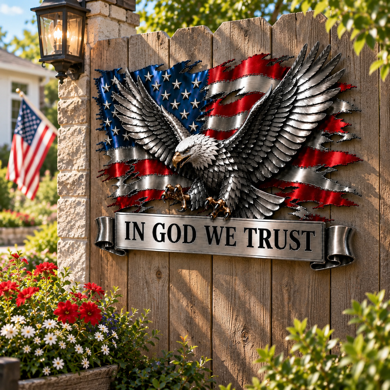 EagleHonor – In God We Trust American Wall Art