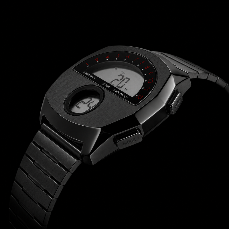 AeroChron – Futuristic Stainless Steel Watch