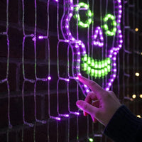 TwinkleHaven – Christmas LED House Net & Outdoor Curtain Lights