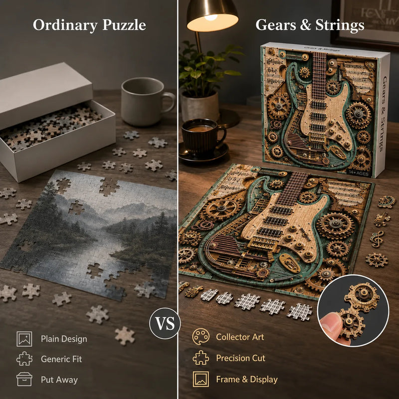 GearCraft – Steampunk Guitar 3D Assembly Puzzle