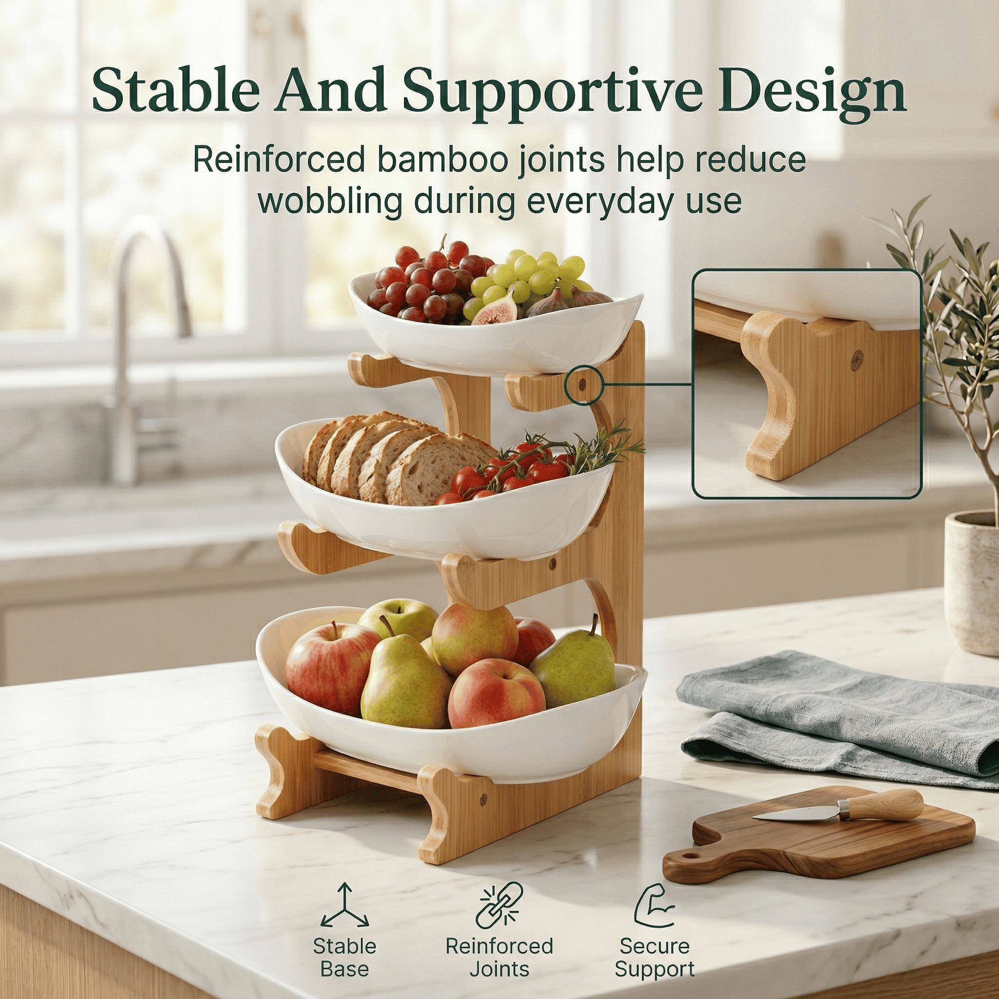 OrganiMax – 3 Tier Kitchen Counter Organizer