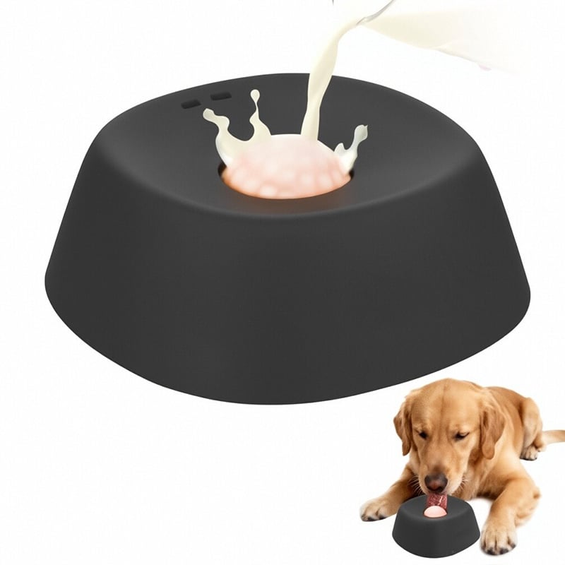 Slow-Feed Liquid Dog Bowls