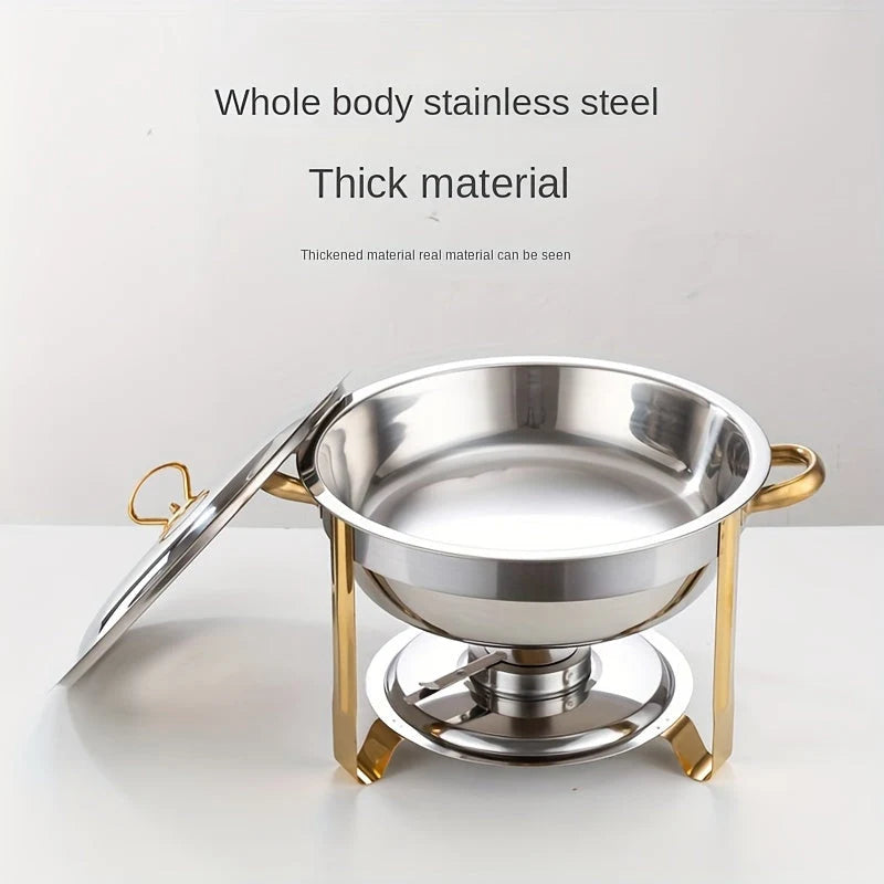 FeastGlow – Stainless Steel Chafing Dish Buffet Set