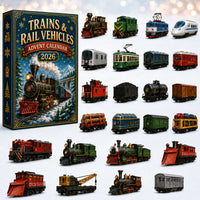 RailCrest – 24-Day Trains & Rail Vehicles Advent Calendar 2026
