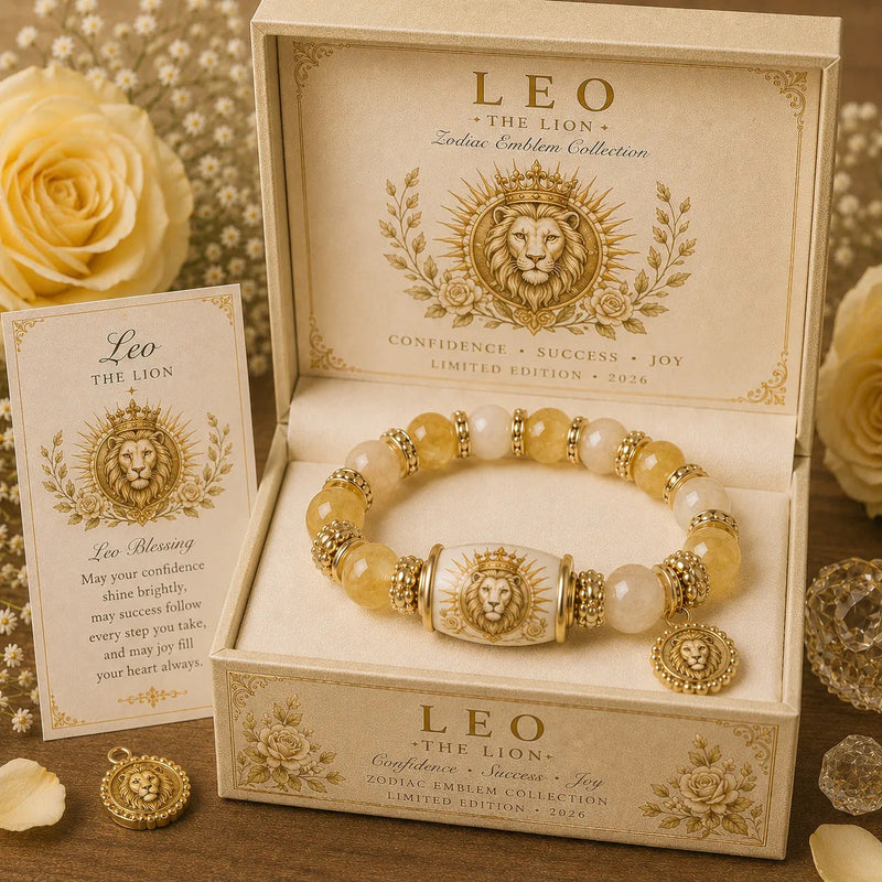 ZodiacCharm – Natural Chalcedony Zodiac Bracelet