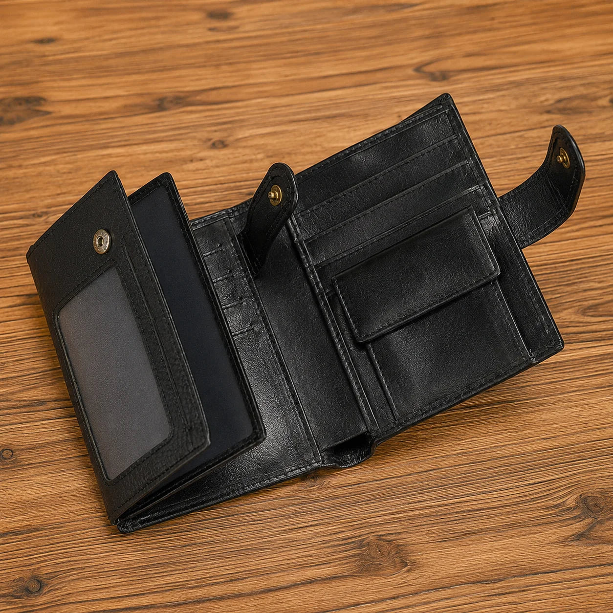NobleFold – Premium Multi-Compartment Leather Wallet