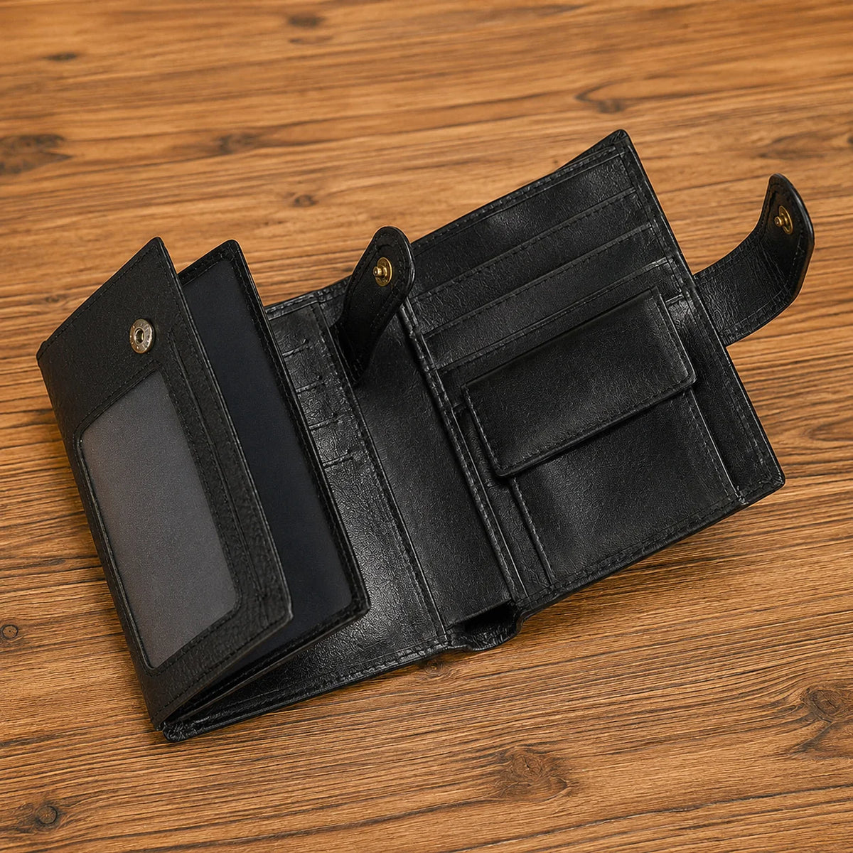 NobleFold – Premium Multi-Compartment Leather Wallet