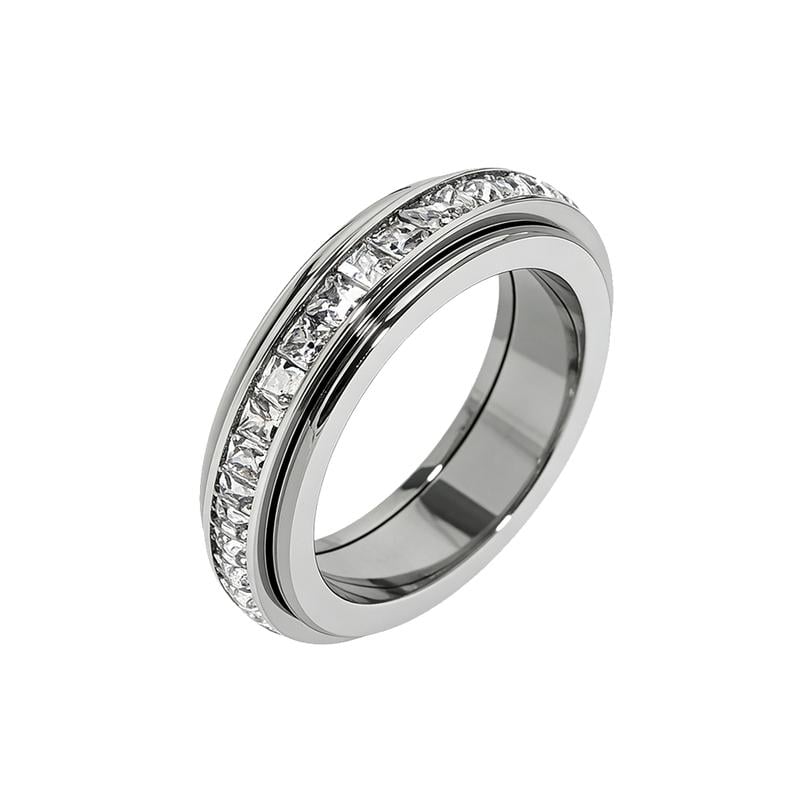 CalmAura – Titanium Anxiety Comfort Relief Ring