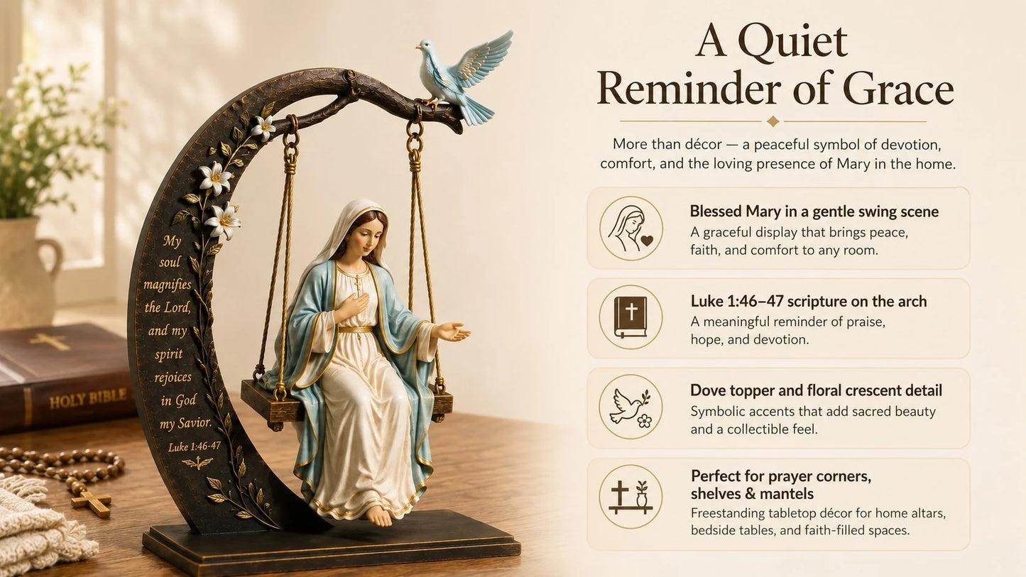 FaithGrace – Christian Jesus Swing Table Ornament