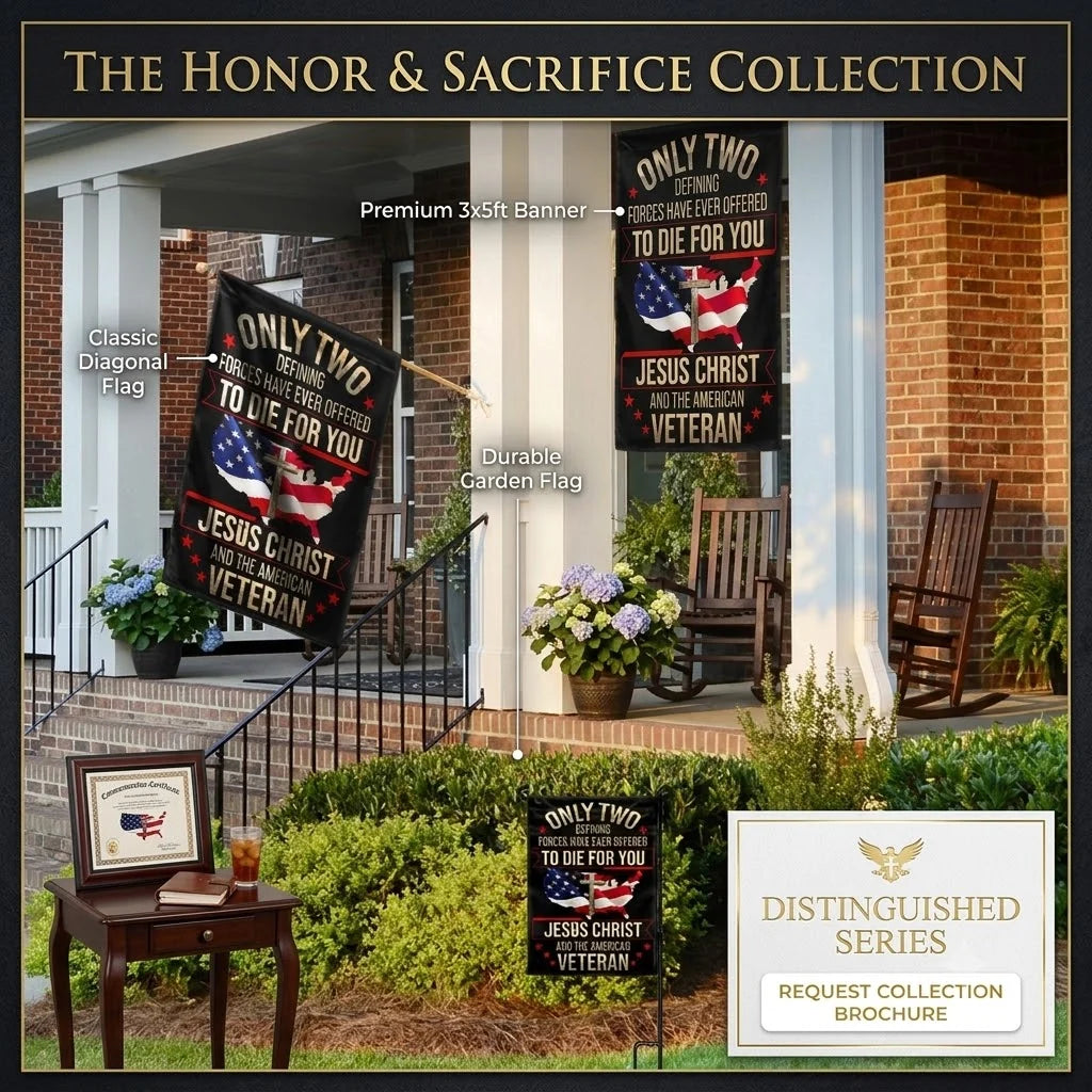 HonorWave – Premium Veteran Tribute Garden Flag