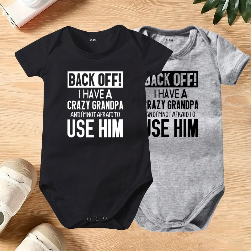 SnugglePrint – Grandpa Quote Baby Bodysuit