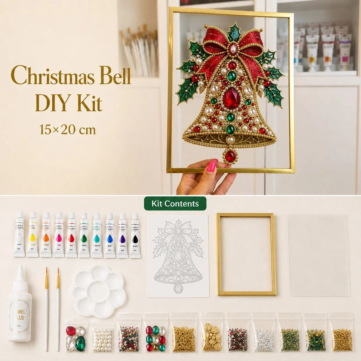 SparkleTree – Christmas Gem & Pearl Art Kit