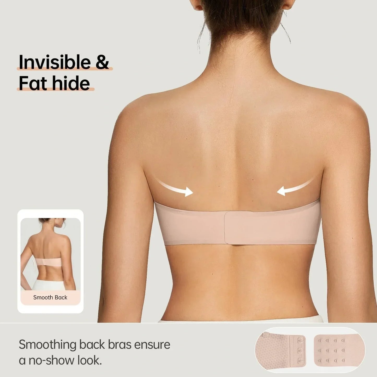 VelvetHold – Non-Slip Strapless Bra