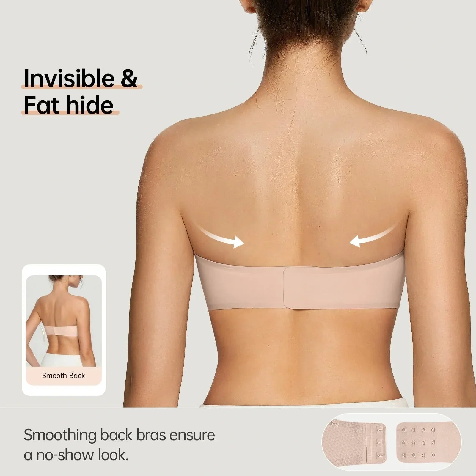 VelvetHold – Non-Slip Strapless Bra