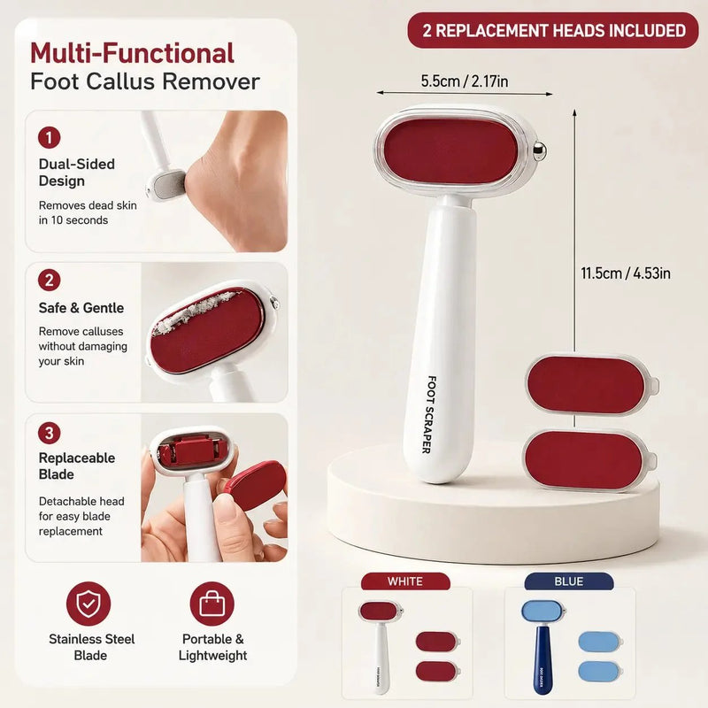 SoleRevive – Professional Dual-Sided Foot Care Scraper
