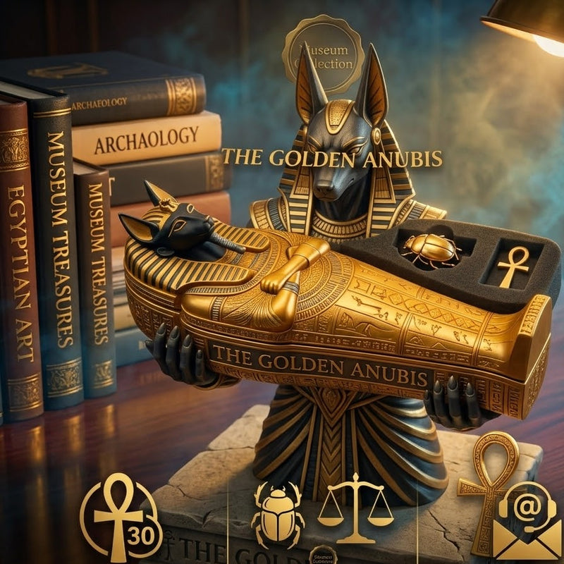 PharaohGuard – Golden Anubis Sarcophagus Collection