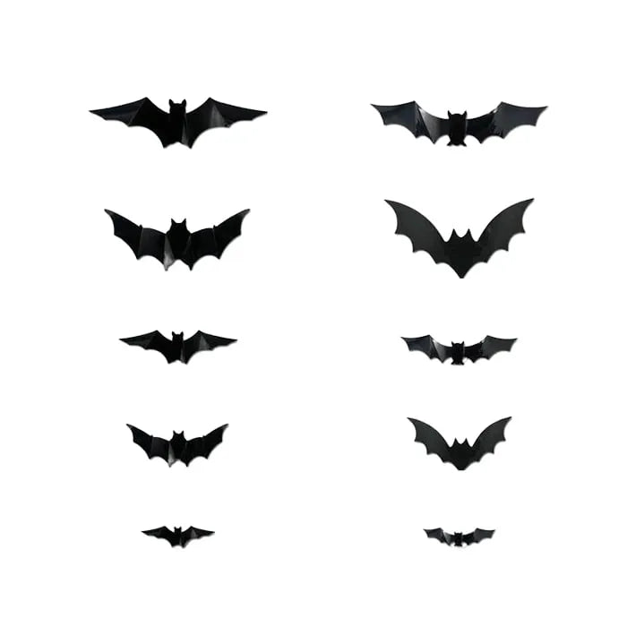 BatBlaze – Colorful 3D LED Bat Decor Set