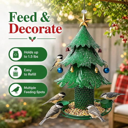 FestivePerch – Premium Christmas Tree Bird Feeder