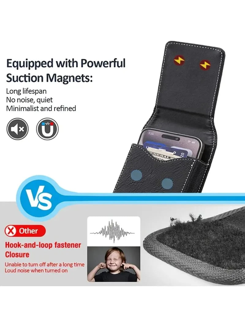 BeltGuard – Premium Magnetic Phone Carry Waist Pouch