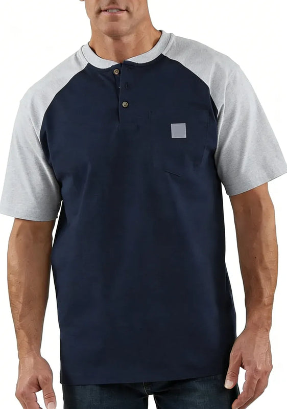 StyleFusion – Premium Color Block Casual Shirt