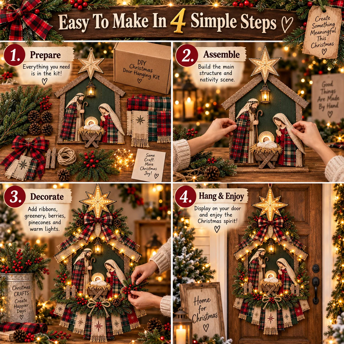 BethlehemBloom – DIY Nativity Christmas Display Kit