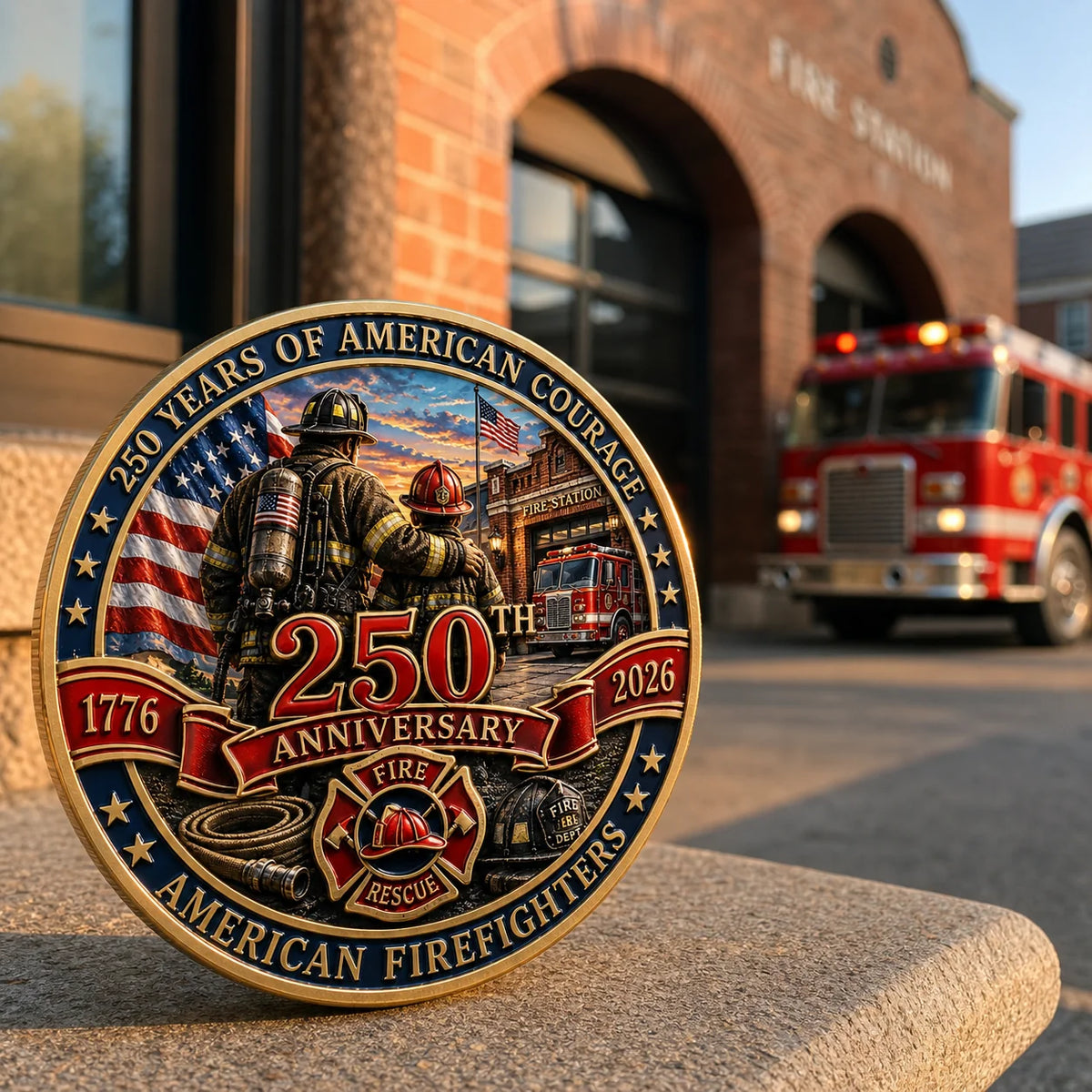 ValorGuard – Firefighter 250th Anniversary Collectible Coin
