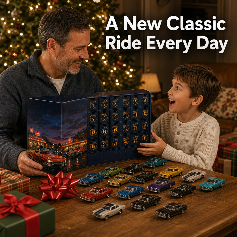 ClassicCruise – 24-Day Vintage Car Advent Calendar
